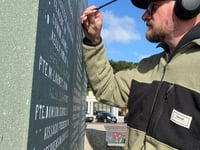 Maintenance work on war memorial is praised