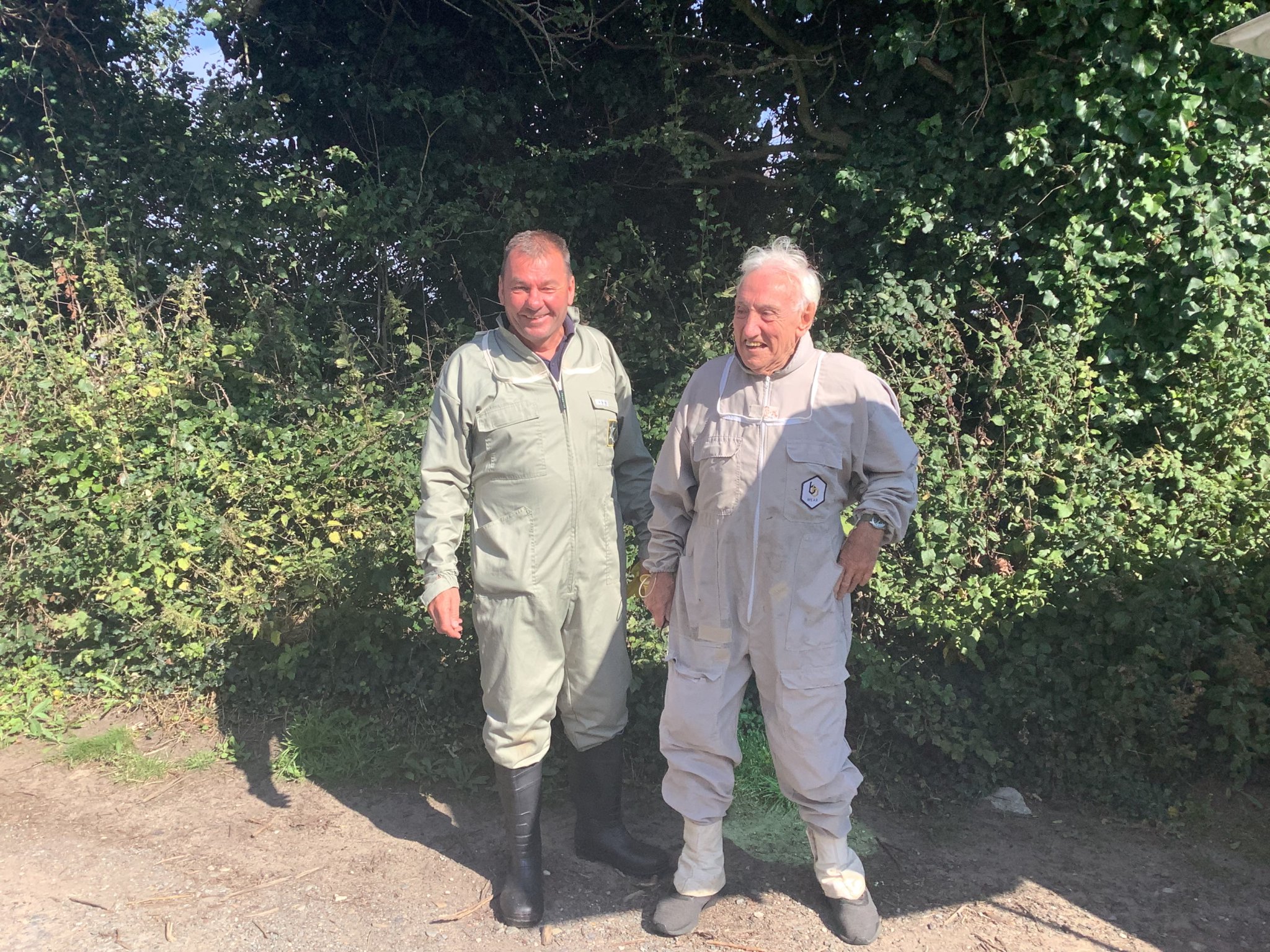 Gary joins Harry to protect our special bee population