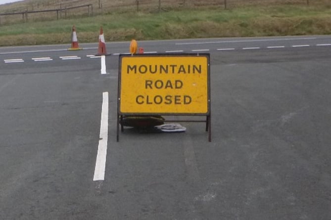 The Mountain Road is closed later this month