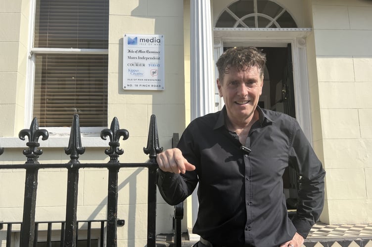 Richard Butt, editor of Isle of Man Newspaper's for almost 15 years.