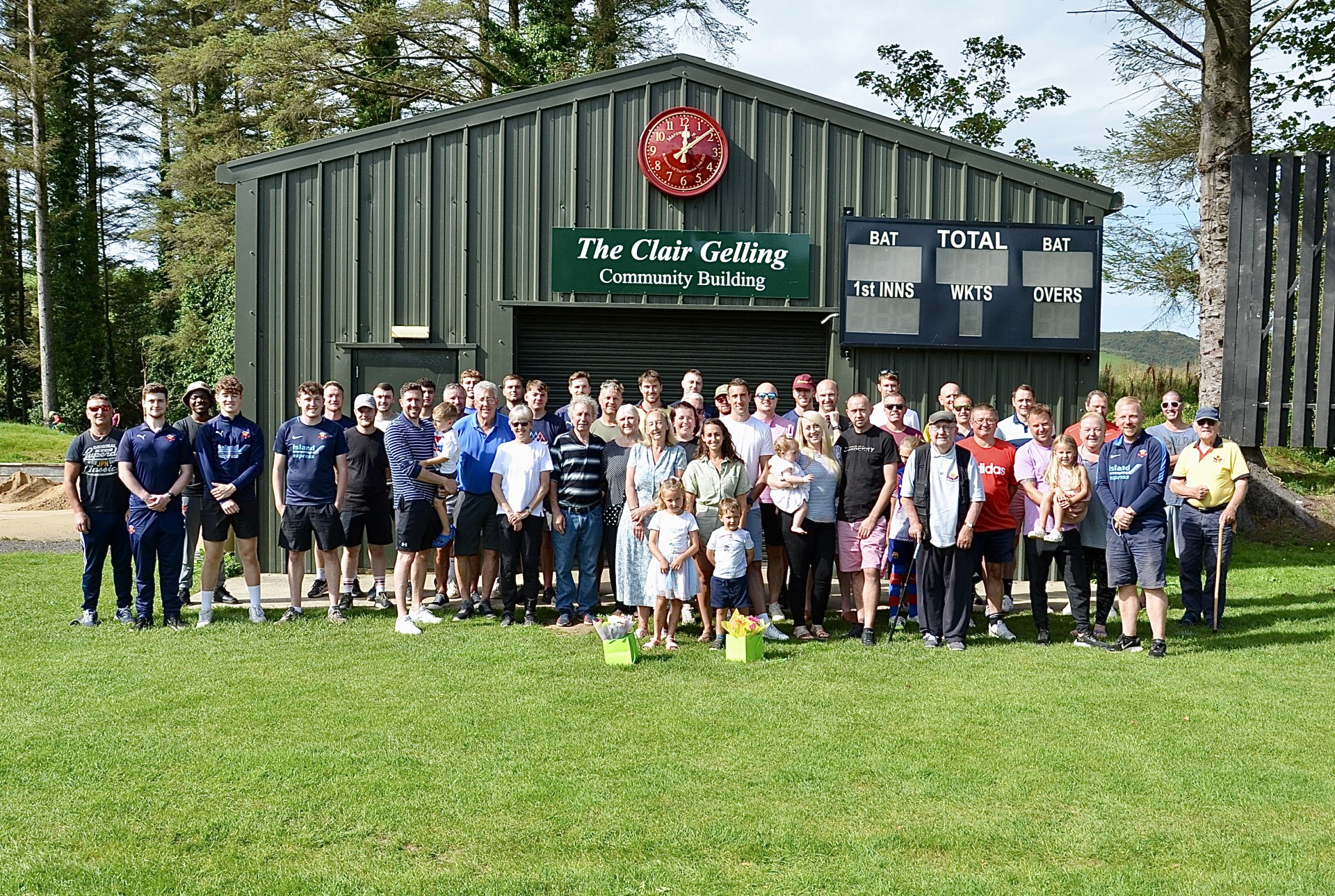 Clock unveiled in honour of chairman Tim