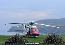 Coastguard helicopter called out to assist diver