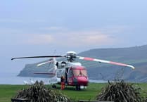 Coastguard helicopter called out to assist diver