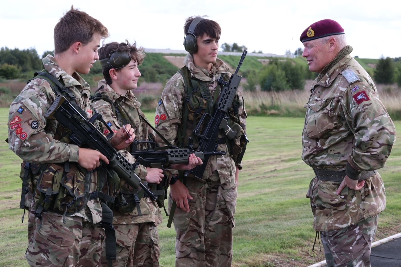 Governor visits Manx cadets in York