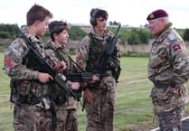Lieutenant Governor John Lorimer visits Manx cadets on their annual trip to York