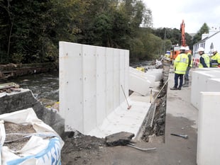 DoI seeks planning approval for new 350 metre flood wall in village