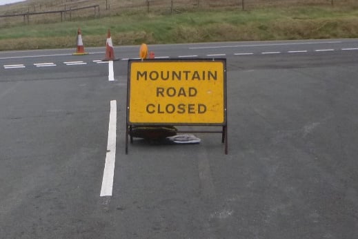 Mountain Road will be closed