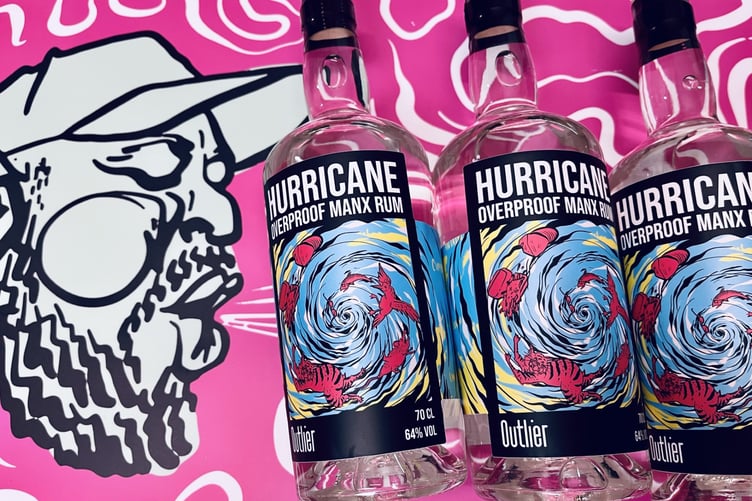 Hurricane, made by Outlier Distilling Company, has proven popular in the island and across the UK since its release in 2020.
