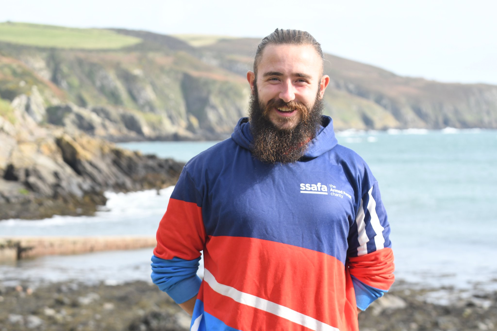 Man walking entire British coast says he's 'never seen kindness' like on island