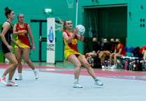 Netballers competing in European Open