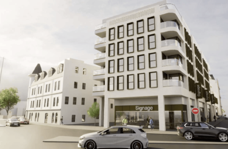 An artist's impression of the new casino development in Douglas