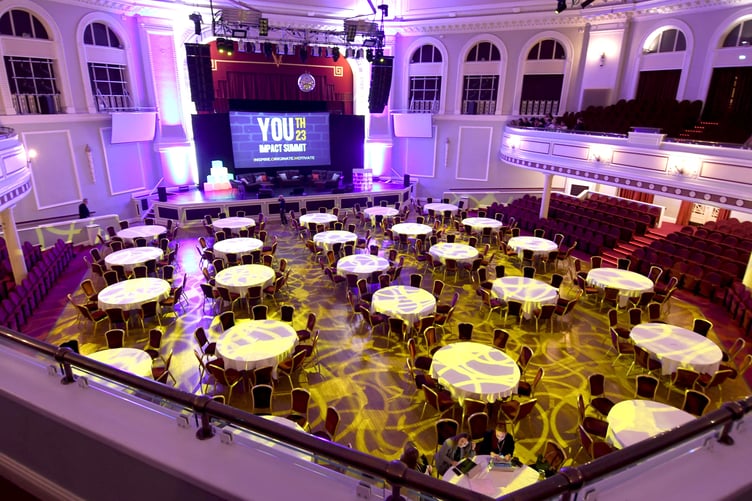 Gef 30 Under 30 ÔYoung Inspirational IslandersÕ panel at the Youth Summit, part of the 2023 Isle of Man Government Conference -