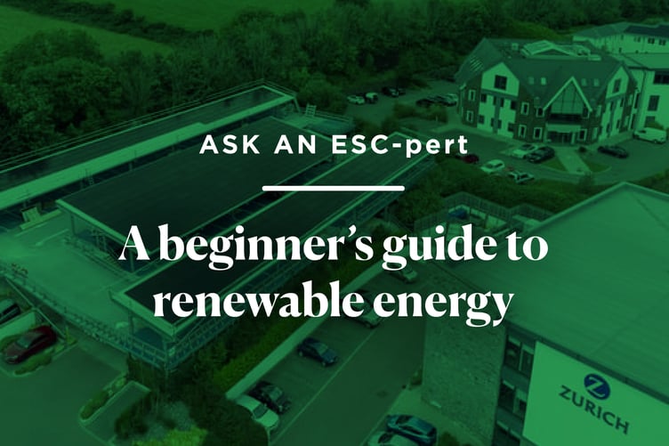 The solar power system at Zurich House, Isle of Man Business Park