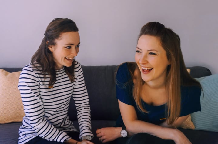 Lucy Weston and wife Vicki Leach who is from Douglas