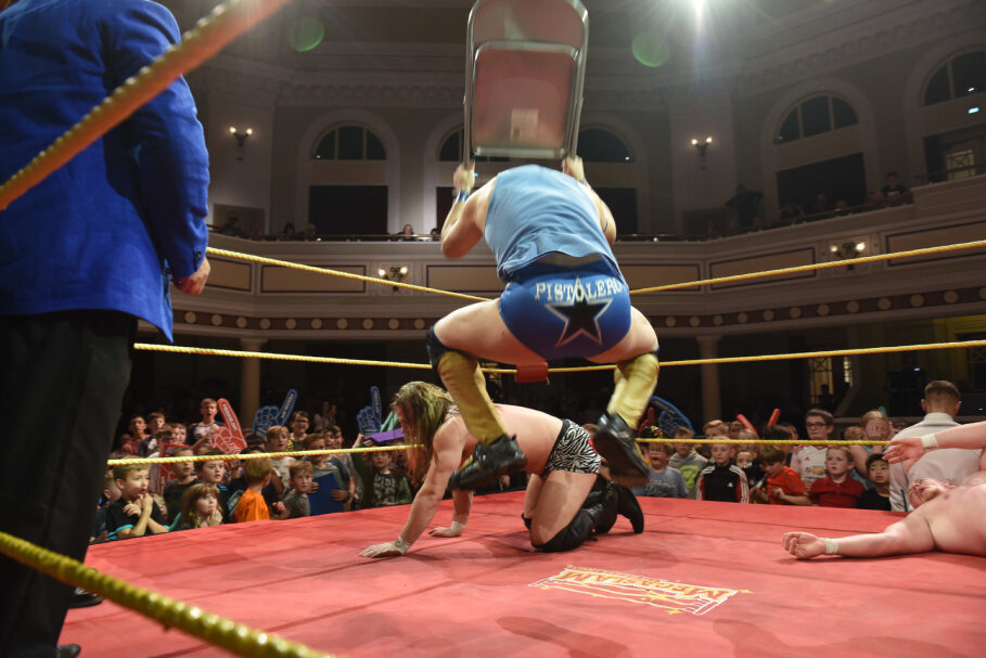 Wrestling returns to the Villa