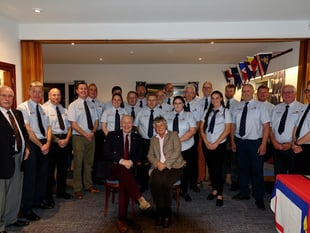 RNLI members receive awards after sea rescue