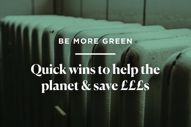 Be more green! Quick wins to help the planet & save £££s