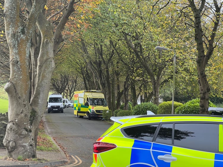 Picture from the scene of the crash