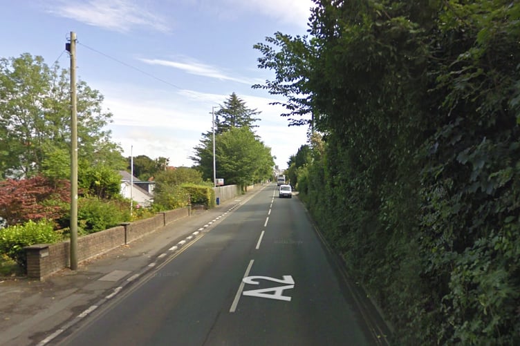 The vehicle was stopped by police somewhere on Quarterbridge Road in Douglas