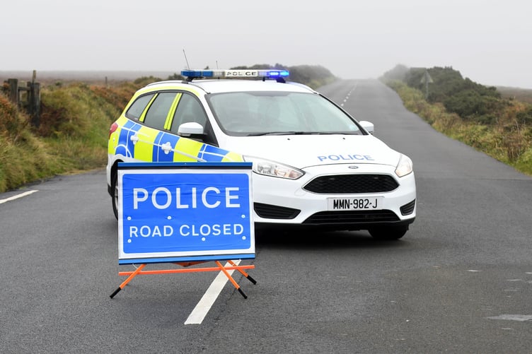 The Sloc Road has been shut all day as a search continues