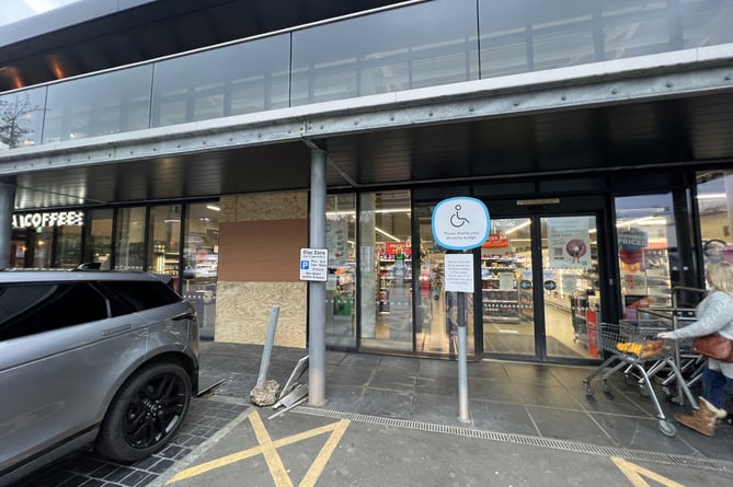 The Co-op store is shut this morning following the incident