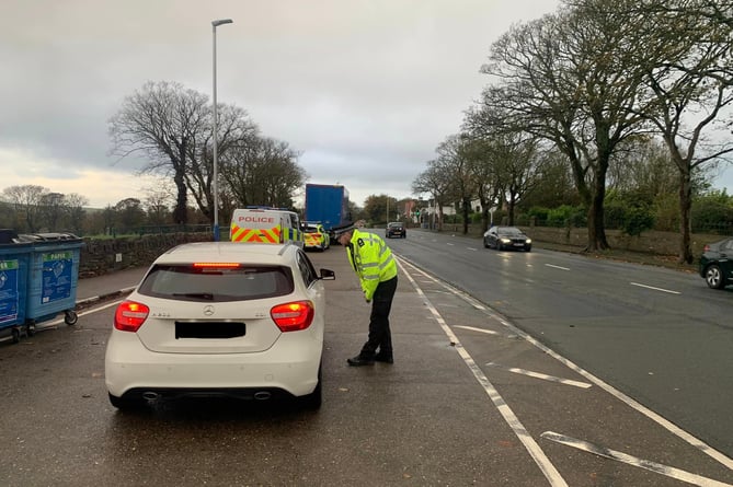 Police have started their roadside winter checks