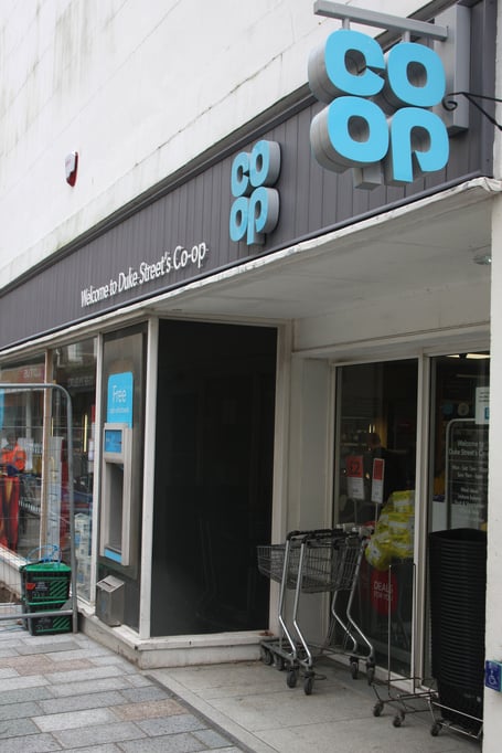 Co op on Duke Street, Douglas