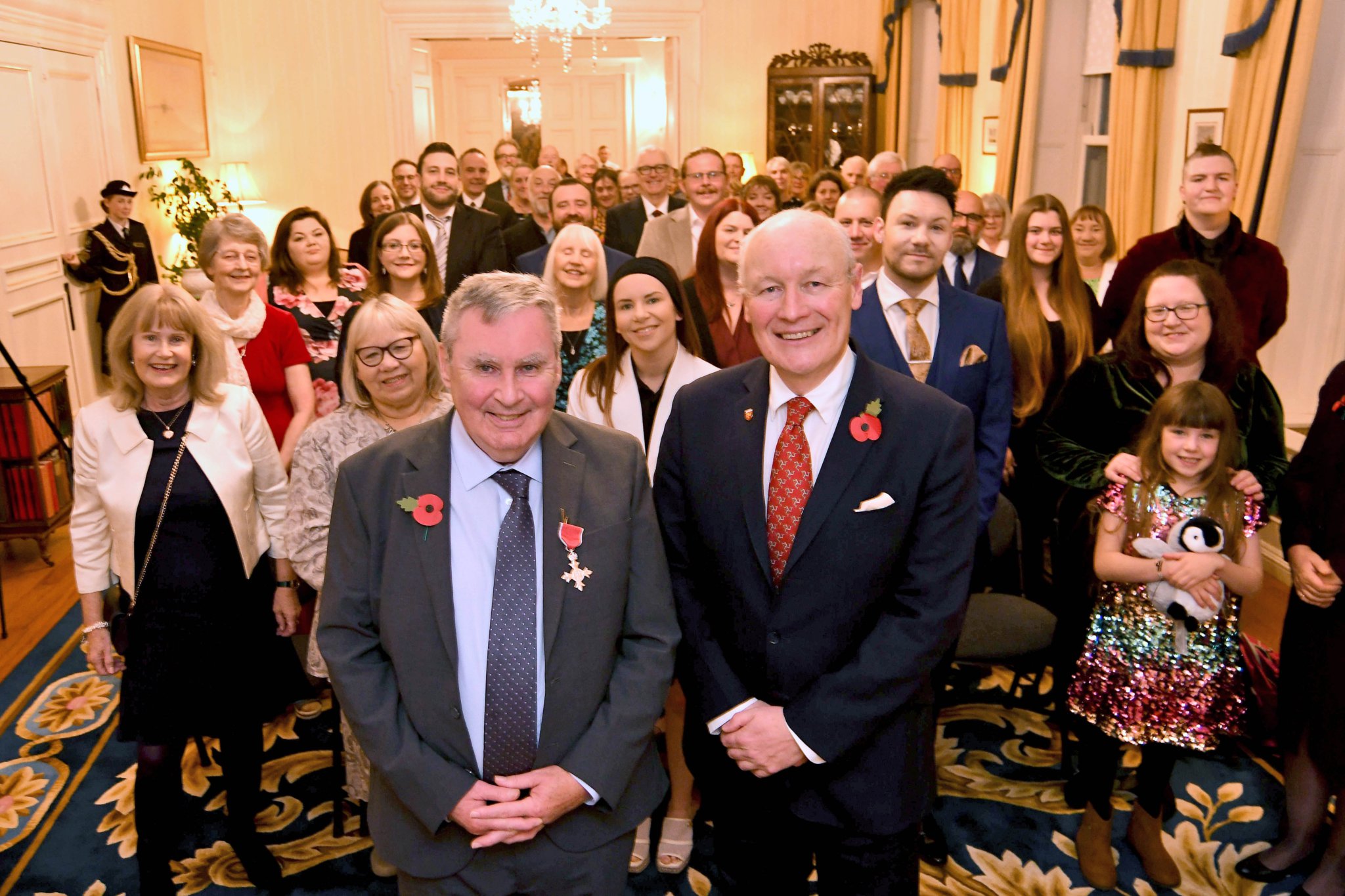 David praises team as he picks up MBE