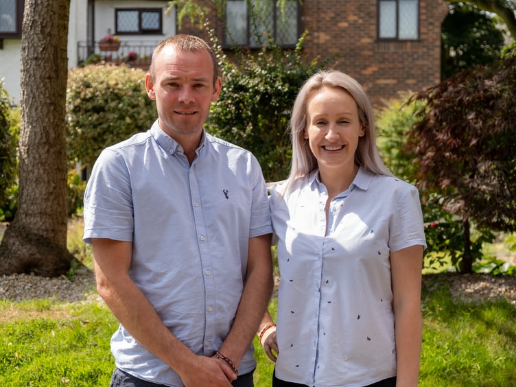 Ryan McDermott of RMD Electrical and Julia Erskine of 3Co Consultancy Services