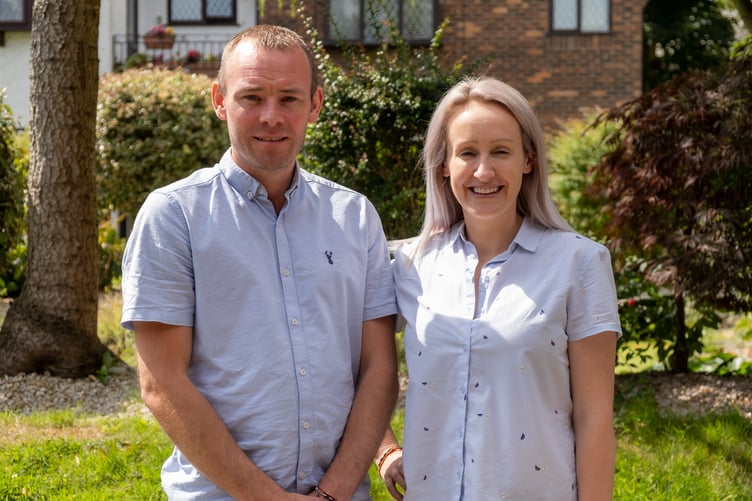 Ryan McDermott of RMD Electrical and Julia Erskine of 3Co Consultancy Services