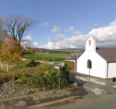 The entrance to the bottom of Ballakilpheric Road from the Colby main road
