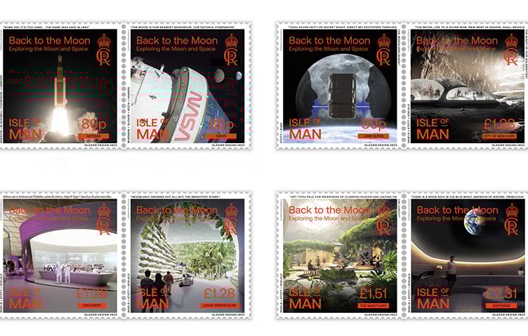 IOMPO Back to the Moon stamps