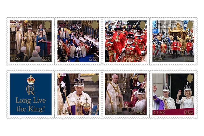 Seven new stamps recognise the Coronation