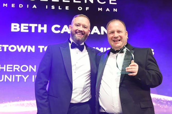Castletown Town Commissioners has been awarded with 'Community Initiative of the Year' at Media Isle of Man's Awards for Excellence 2023 