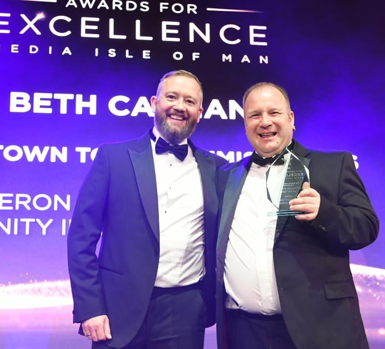 Castletown Town Commissioners has been awarded with 'Community Initiative of the Year' at Media Isle of Man's Awards for Excellence 2023
