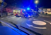 Emergency services block road after crash - live updates