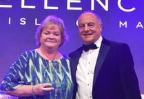 Watch as Sue Cook wins 'Leader of the Year' at Isle of Man AfE 2023