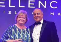 Watch as Sue Cook wins 'Leader of the Year' at Isle of Man Awards for Excellence 2023