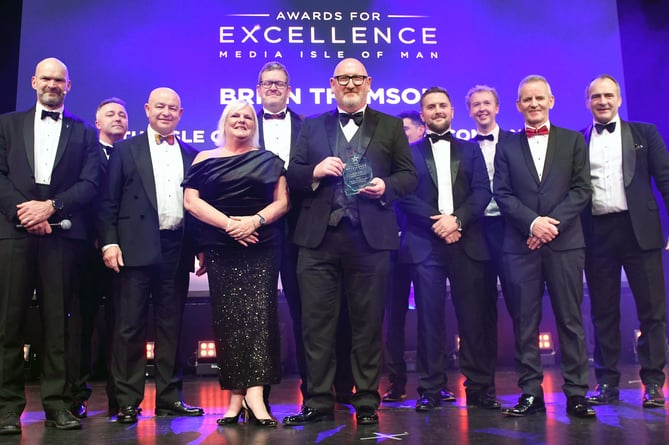 The 2023 Awards for Excellence hosted by Media Isle of Man - Isle of Man Government's 'Freedom to Flourish' award, won by the Isle of Man Steam Packet Company