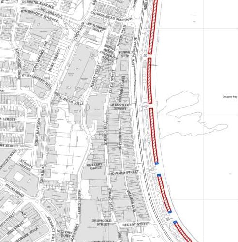 The Christmas period parking plan for Douglas Promenade