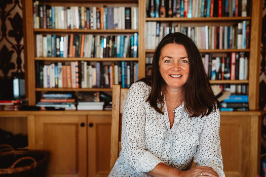 Laxey author Joanne Clague submits her fifth book for publication