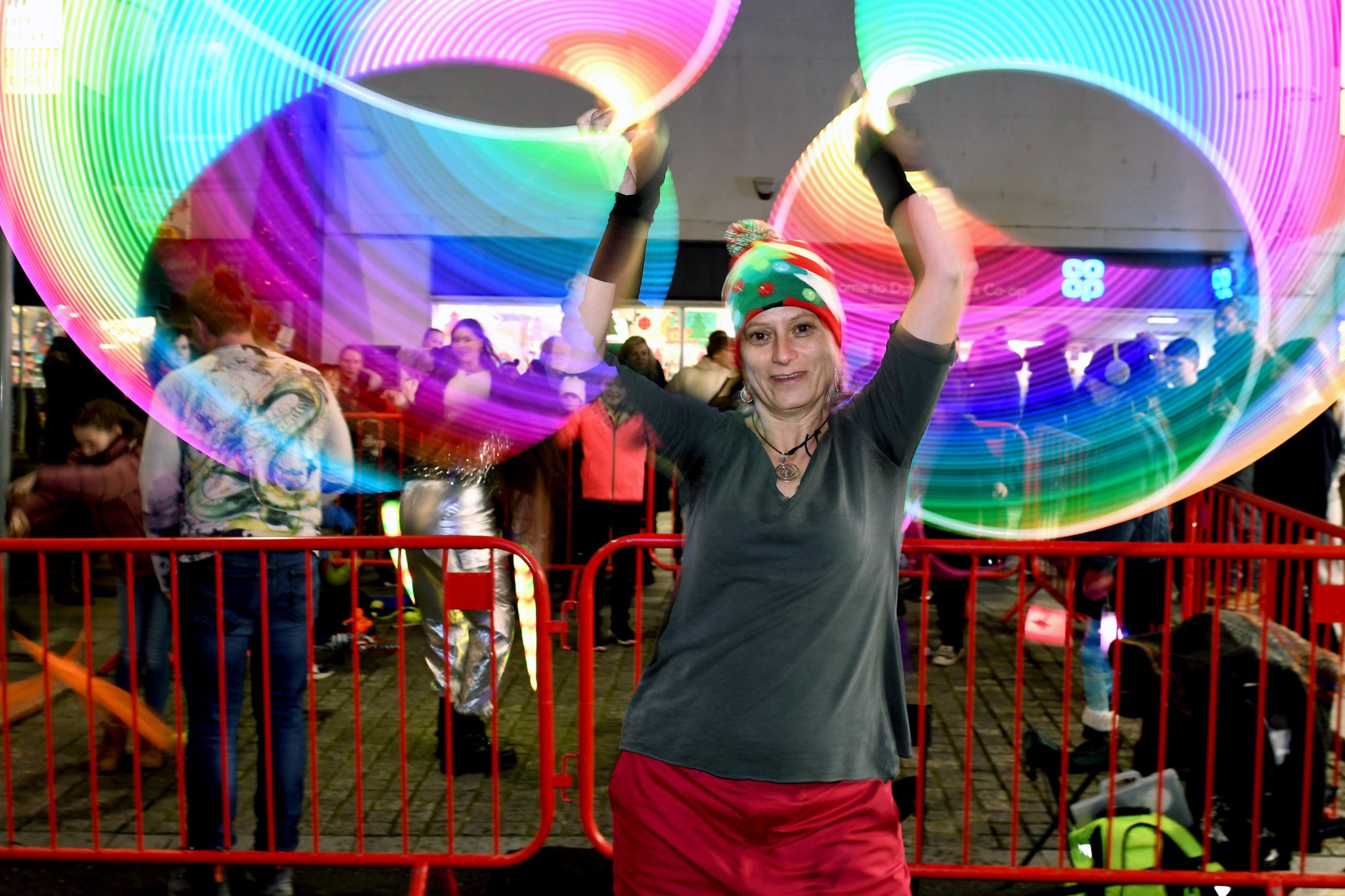 13 pictures show dazzling Christmas lights switch-on in Douglas