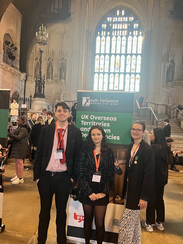 First islander to speak at despatch box