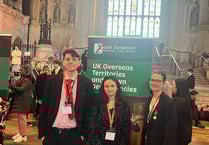 First islander to speak at despatch box