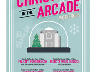 Festive art workshops in the arcade
