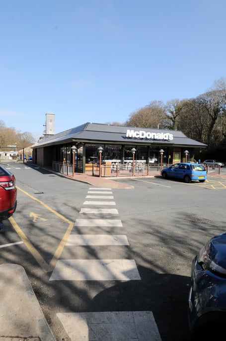 McDonald's restaurant on Peel Road, Douglas - 