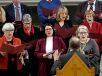 Join festive carolling at St George's and enjoy a mince pie at Tynwald