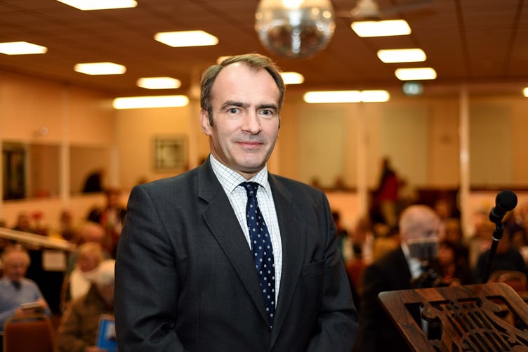 The three candidates for the position of Chief Minister following the 2016 Isle of Man General Election - Howard Quayle, Alf Cannan and Kate Beecroft - take part in a public hustings organised by the Positive Action Group
