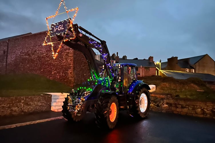 The worlds prettiest tractor.