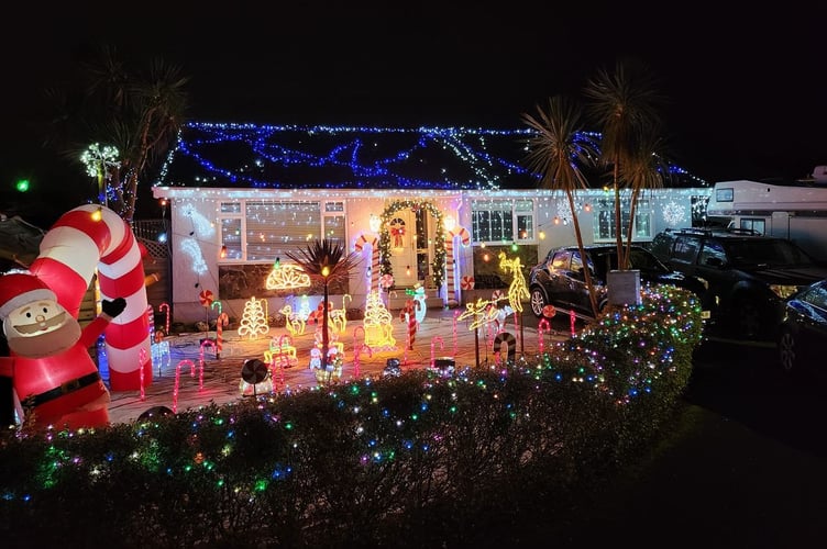 Beautiful light display for charity.